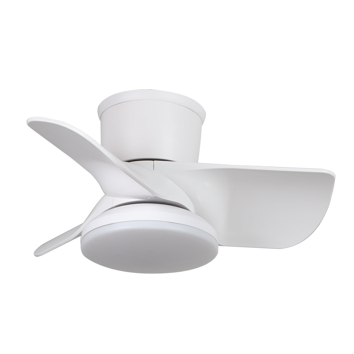 22in kathy ireland HOME Plumier Hugger Fan Matte Black