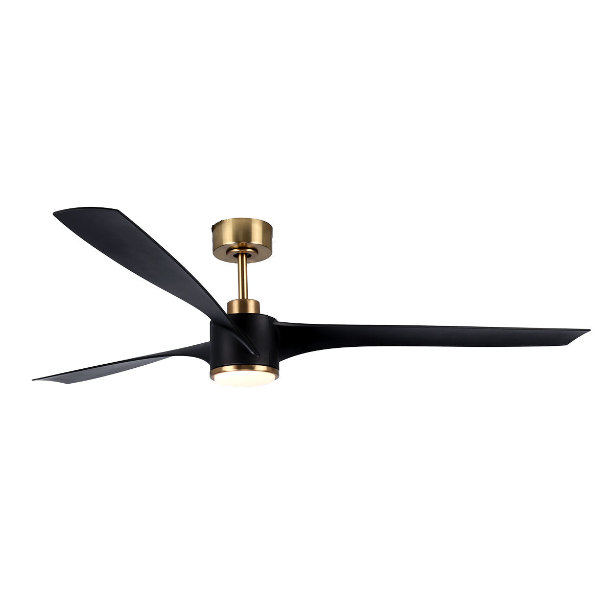60in Edgewater Ceiling Fan with Light, DC Motor, Remote and LED