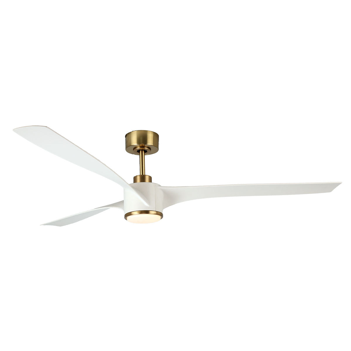 60in Edgewater Ceiling Fan with Light, DC Motor, Remote and LED
