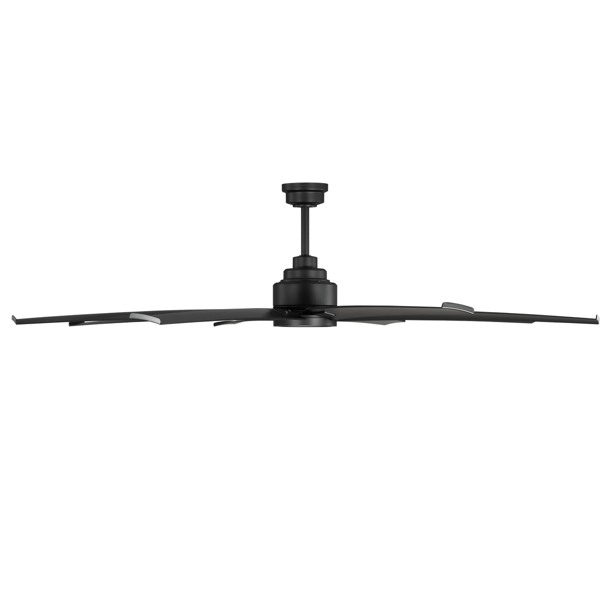 72-Inch kathy ireland HOME Torrent Outdoor Damp Rated Ceiling Fan Matte Black