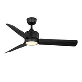52in CAPTIVA LED 3 Blade Ceiling Fan - Matte Black