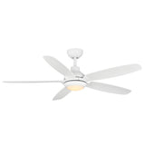 52" Yonas Ceiling Fan Matte White – Coastal Grade