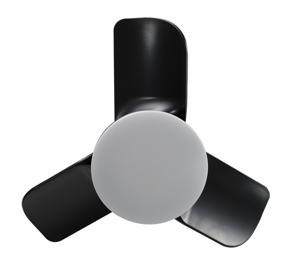 22in kathy ireland HOME Plumier Hugger Fan Matte Black