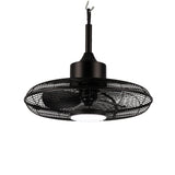 20In Markham Wet Rated Ceiling Fan - Matte Black