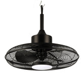 20In Markham Wet Rated Ceiling Fan - Matte Black