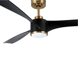60in Edgewater Ceiling Fan with Light, DC Motor, Remote and LED