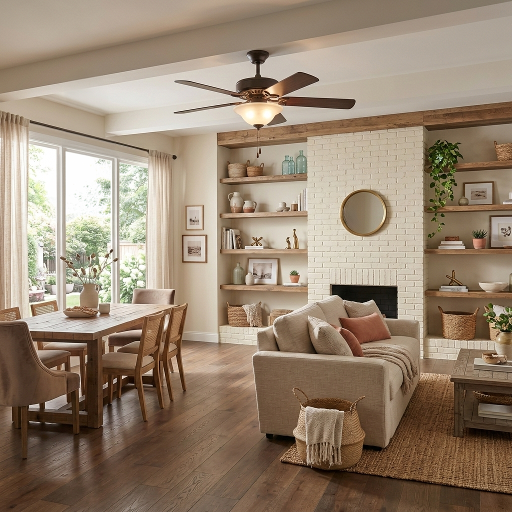 50" Pro Series Ceiling Fan with Light – Weathered Bronze