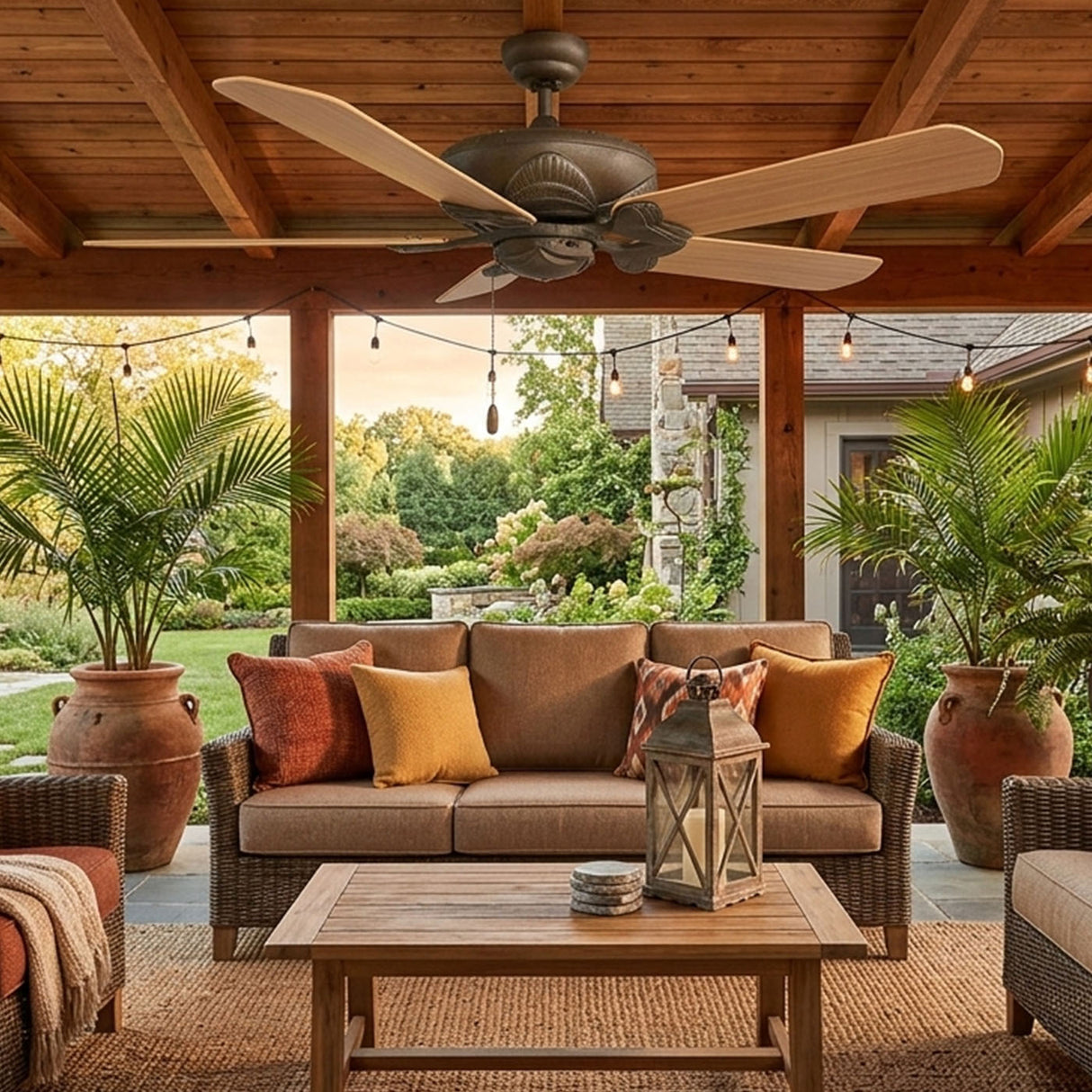 52" Mariol Outdoor Ceiling Fan – Weathered Bronze (CF940WB)