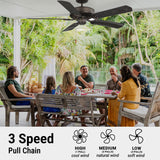 Kathy Ireland HOME® Sea Breeze 52-Inch Ceiling Fan with Weather-Resistant Blades – Oil Rubbed Bronze