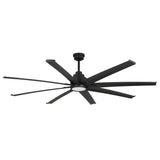 72-Inch kathy ireland HOME Torrent Outdoor Damp Rated Ceiling Fan Matte Black