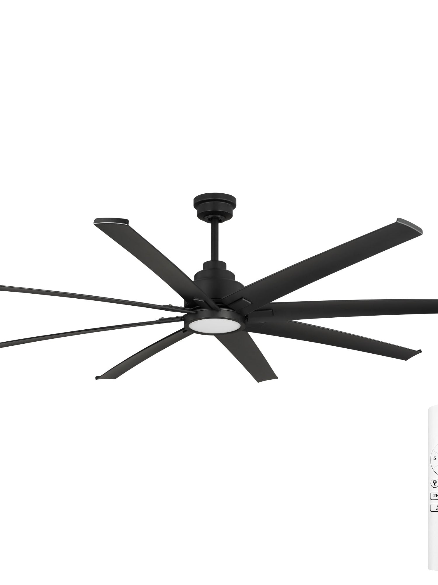 72-Inch kathy ireland HOME Torrent Outdoor Damp Rated Ceiling Fan Matte Black