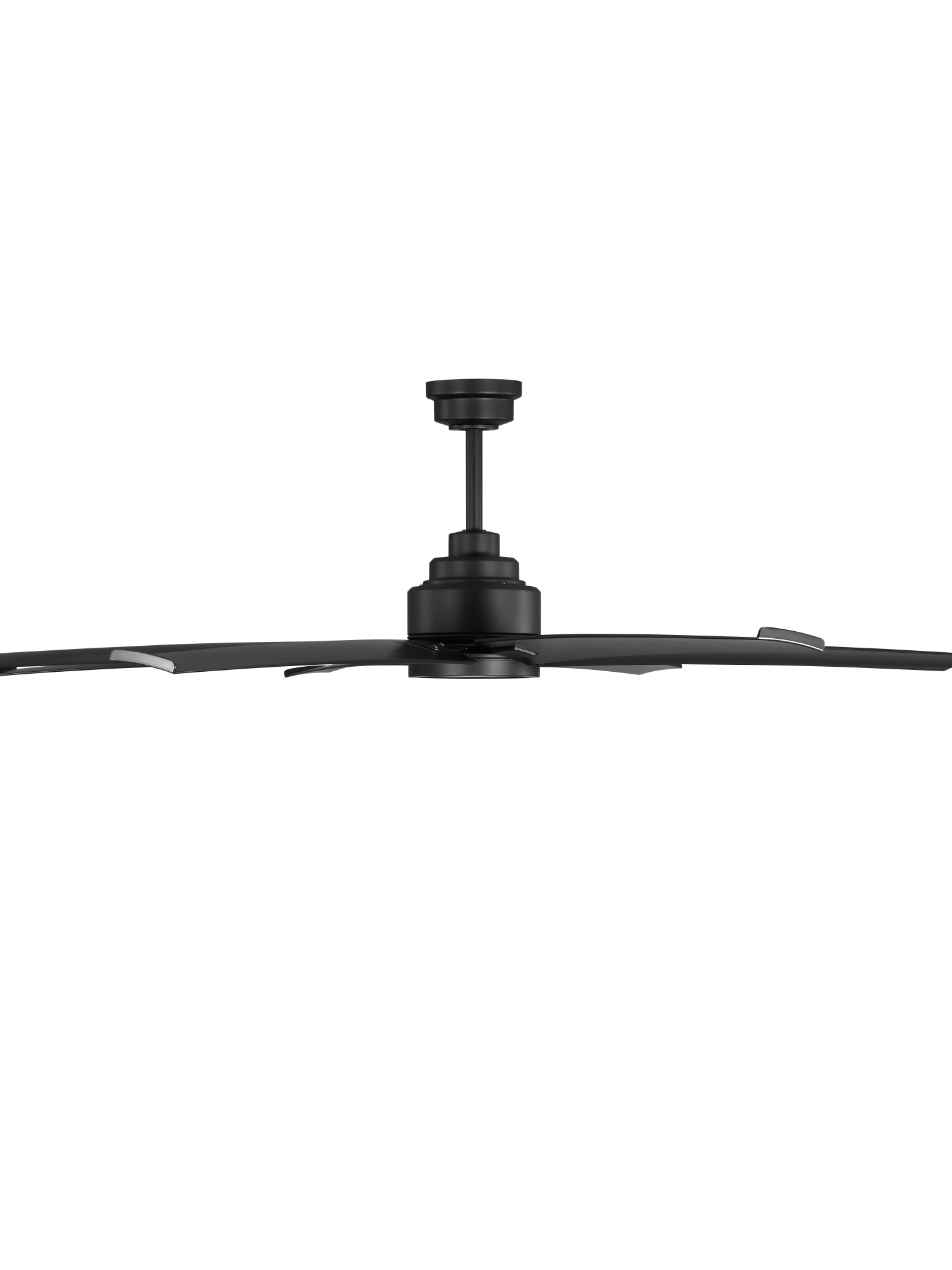 72-Inch kathy ireland HOME Torrent Outdoor Damp Rated Ceiling Fan Matte Black