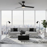 52in Biscayne Indoor ceiling fans with light, Remote DC Motor Fan and LED
