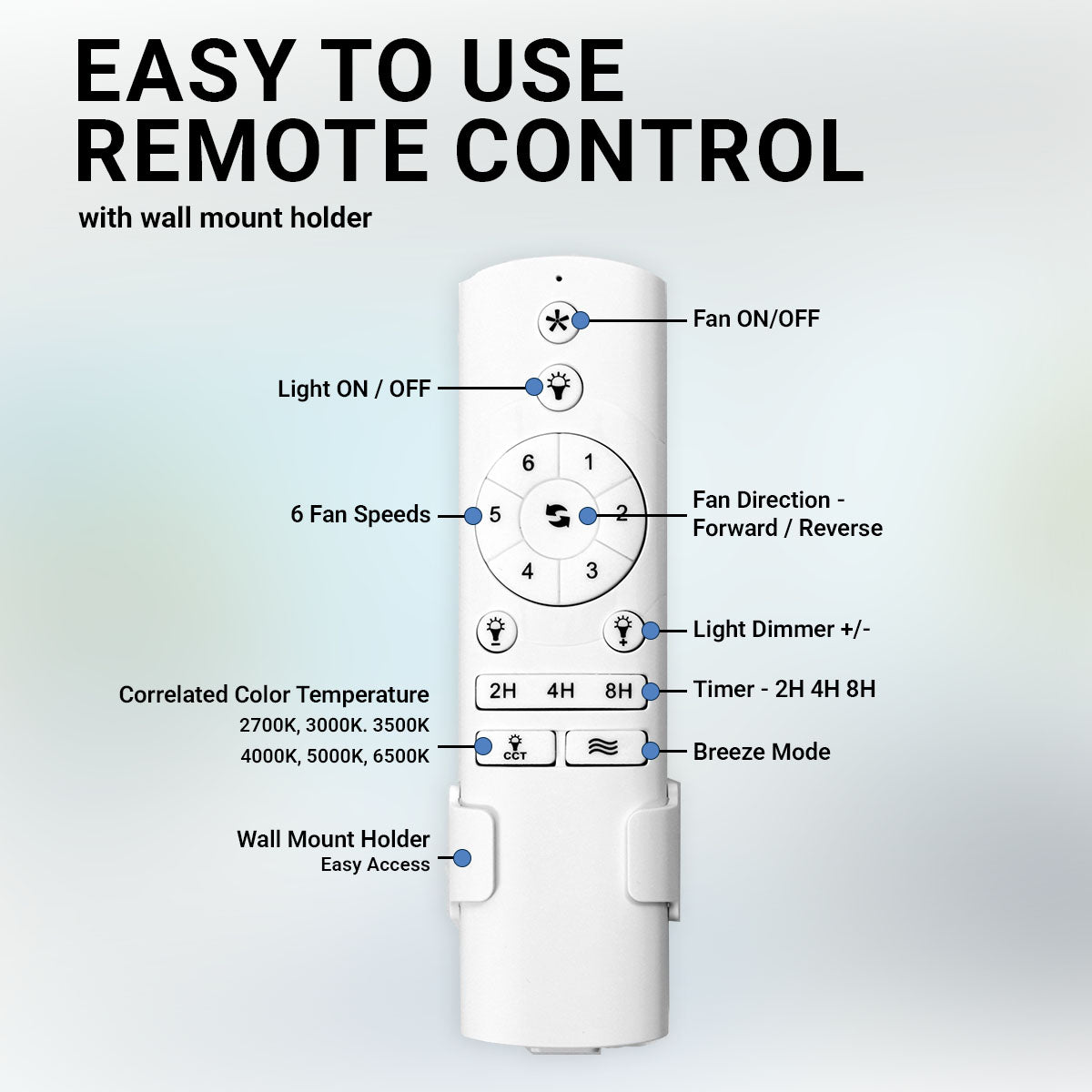52in Freya Outdoor Damp Rated Ceiling Fan Matte Black with Brass Accents