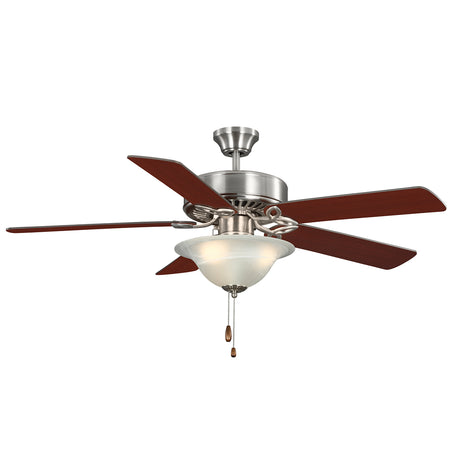 Kathy Ireland HOME® Pro Series LED Ceiling Fan – 50-Inch, Brushed Steel