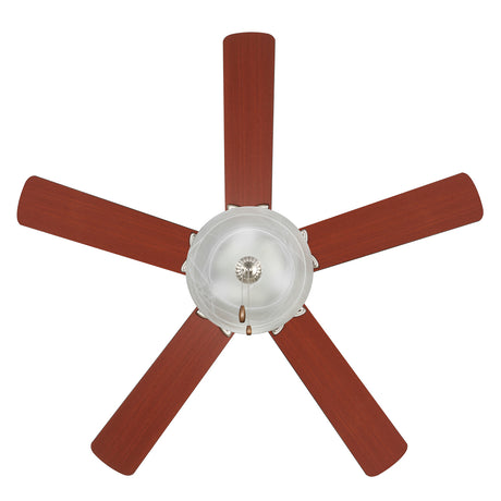 Kathy Ireland HOME® Pro Series LED Ceiling Fan – 50-Inch, Brushed Steel