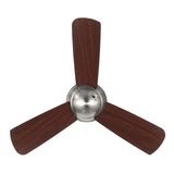 Kathy Ireland HOME® Tilo 30-Inch Ceiling Fan – Brushed Steel [CF130BS]