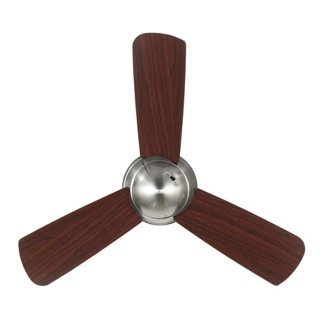 Kathy Ireland HOME® Tilo 30-Inch Ceiling Fan – Brushed Steel [CF130BS]