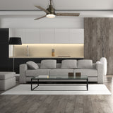 Kathy Ireland HOME® Highpointe 54-Inch LED Ceiling Fan – Golden Espresso [CF205LGES]