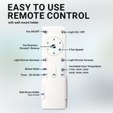 22in Plumier Ceiling Fan – Indoor Small Room Fan with Downrod