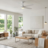 52" Yonas Ceiling Fan Matte White – Coastal Grade